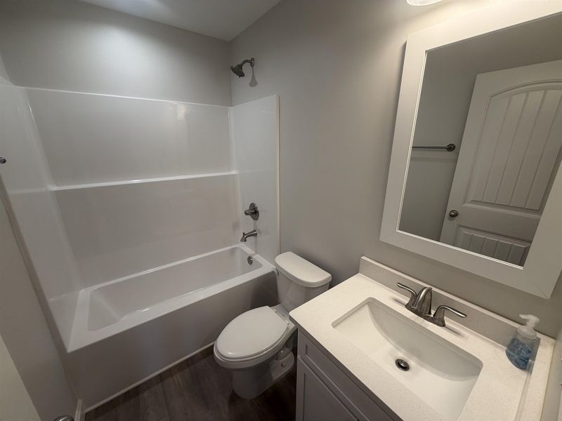 Furnished interior view inside a new home in Stones Throw, Inman (Image 13). Furnished interior view inside a new home in Stones Throw, Inman (Image 13).