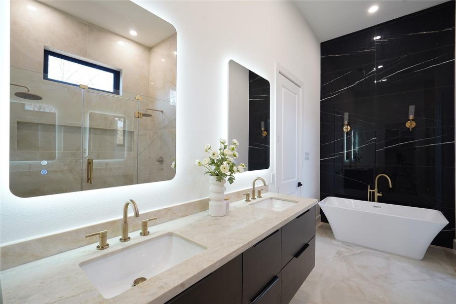 Furnished interior view inside a new home in , Bellaire (Image 7).