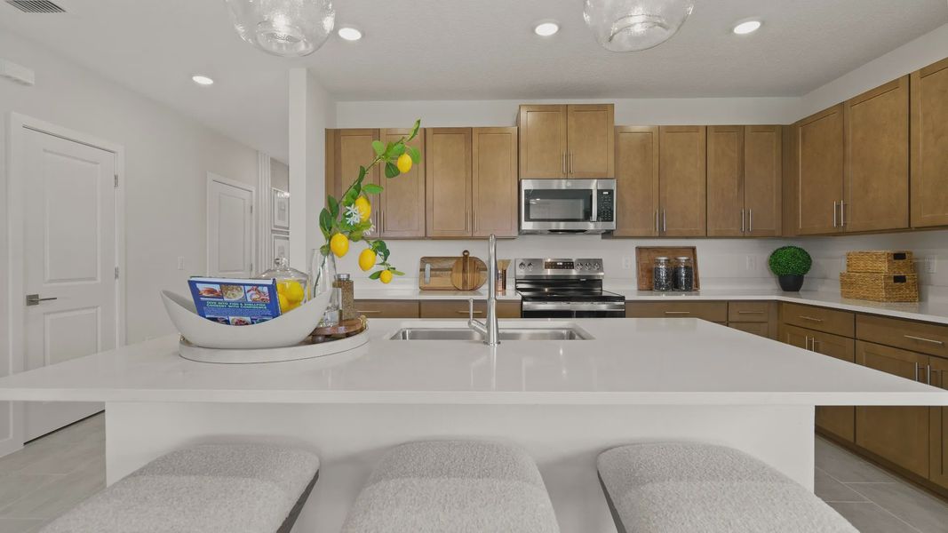 Castaway Floor Plan Open Concept Living Space with a Kitchen