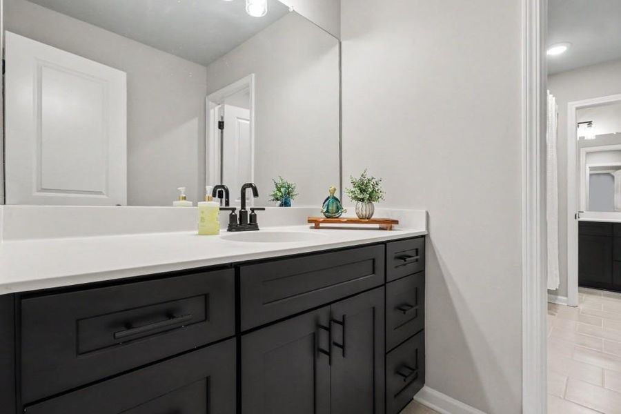 Furnished interior view inside a new home in Belle Hall, Newnan (Image 10).