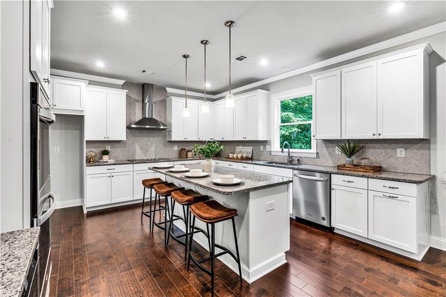 Furnished interior view inside a new home in The Estates at Hurricane Pointe, Douglasville (Image 38). Furnished interior view inside a new home in The Estates at Hurricane Pointe, Douglasville (Image 38).