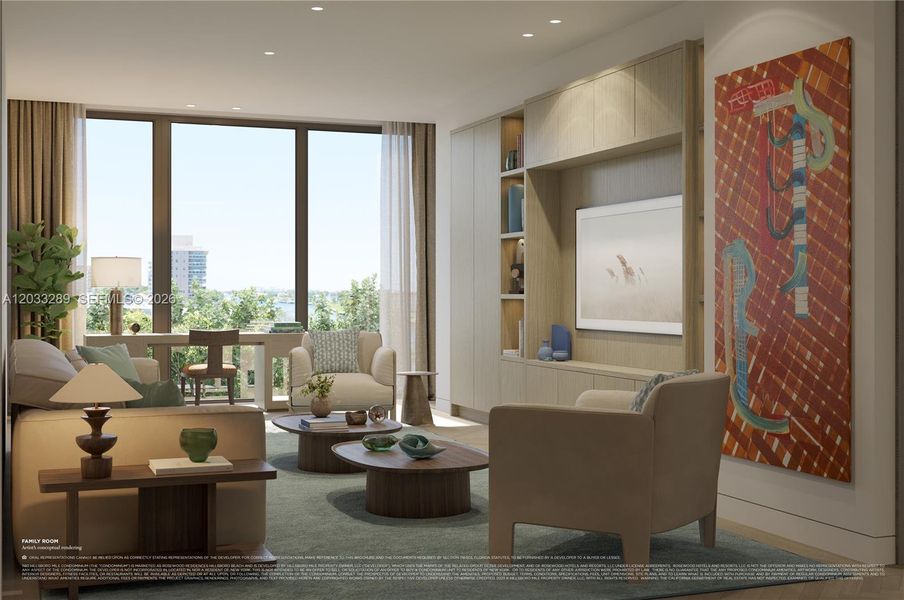 Furnished interior view inside a new home in Rosewood Residences Hillsboro Beach, Hillsboro Beach (Image 4). Furnished interior view inside a new home in Rosewood Residences Hillsboro Beach, Hillsboro Beach (Image 4).