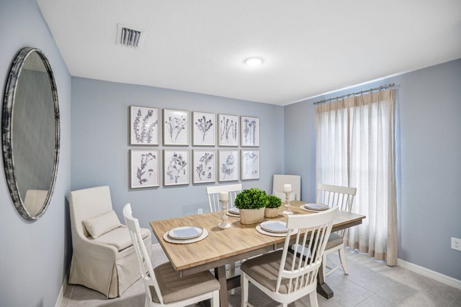 Representative furnished interior of a home built from the Royal by Holiday Builders in Citrus Springs, Citrus Springs (Image 4).