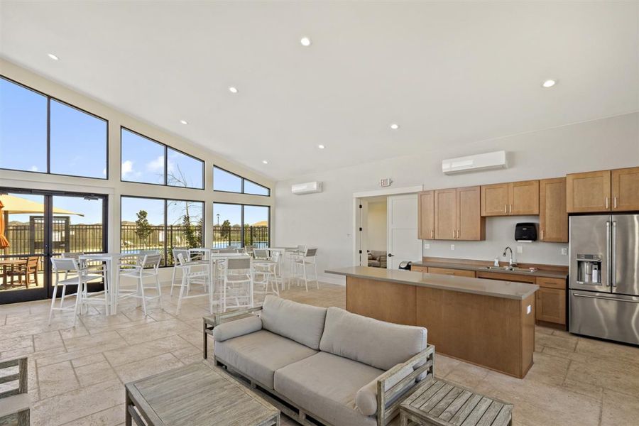 Furnished interior view inside a new home in Saddle Creek Twinhomes, Georgetown (Image 55).