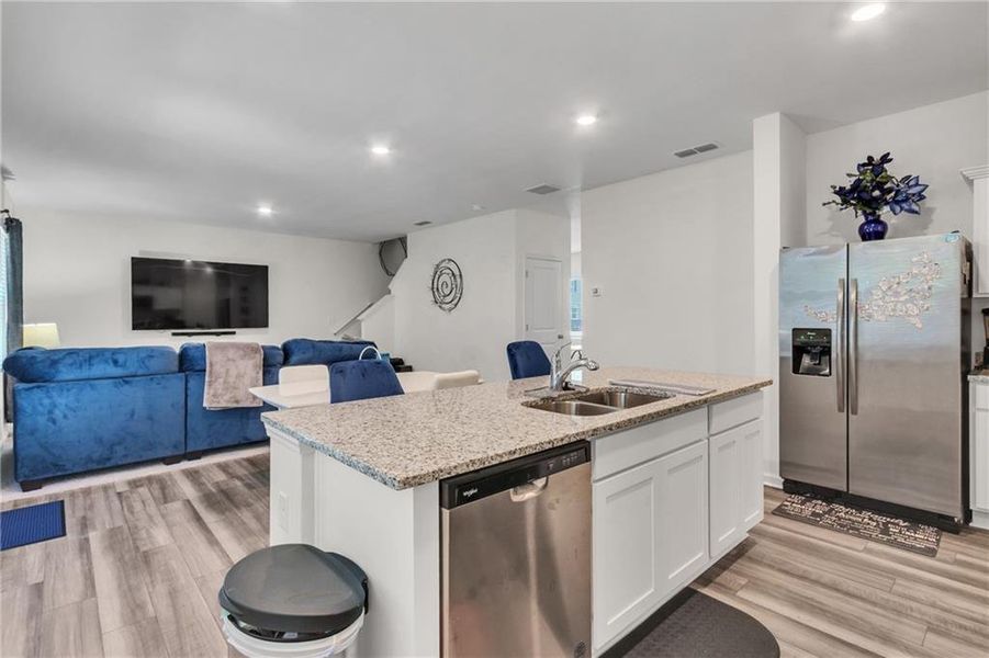 Furnished interior view inside a new home in Bentwater, Hoschton (Image 19).