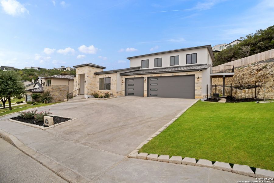 Front exterior of a new home in , San Antonio, TX, highlighting curb appeal (Image 5).
