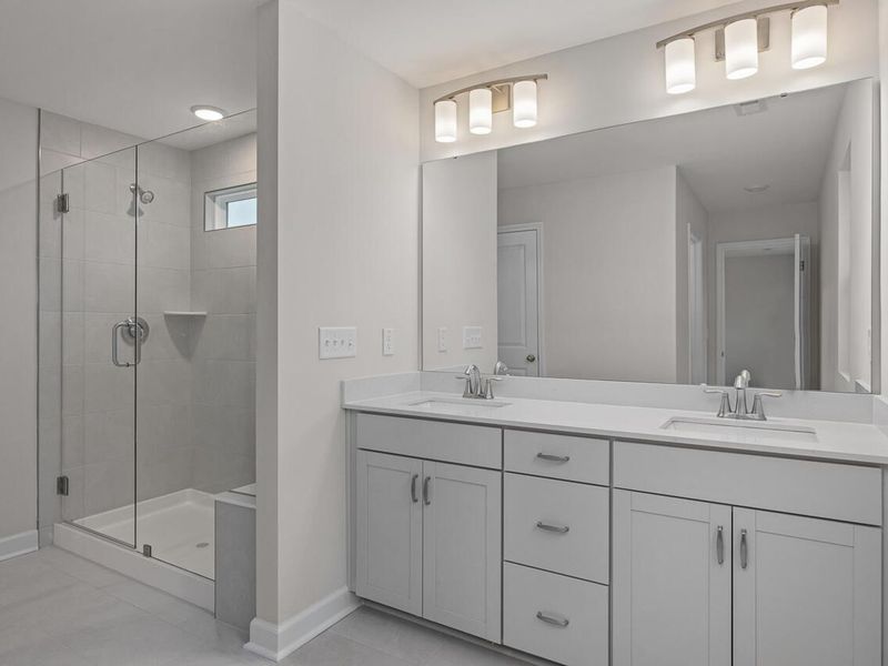 Furnished interior view inside a new home in Wellers Knoll, Lillington (Image 6). Furnished interior view inside a new home in Wellers Knoll, Lillington (Image 6).