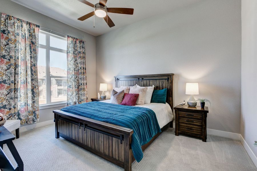 Representative furnished interior of a home built from the The Barrington 2 by Landmark Homes in Highlands at Fox Hill, Longmont (Image 25). Representative furnished interior of a home built from the The Barrington 2 by Landmark Homes in Highlands at Fox Hill, Longmont (Image 25).