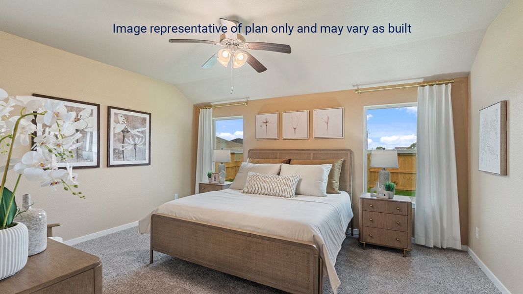 Furnished interior view inside a new home in King's Landing, Corpus Christi (Image 15).