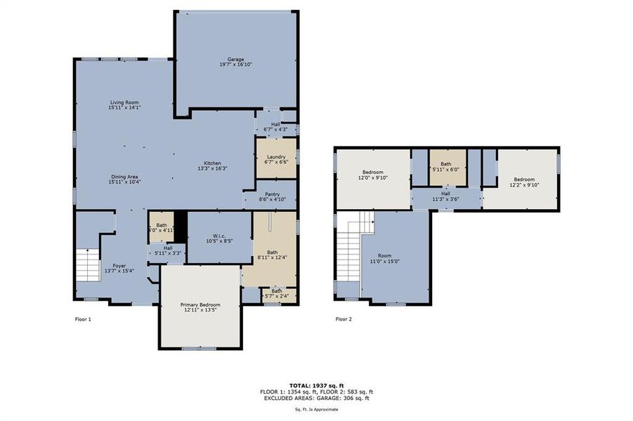 View of room layout