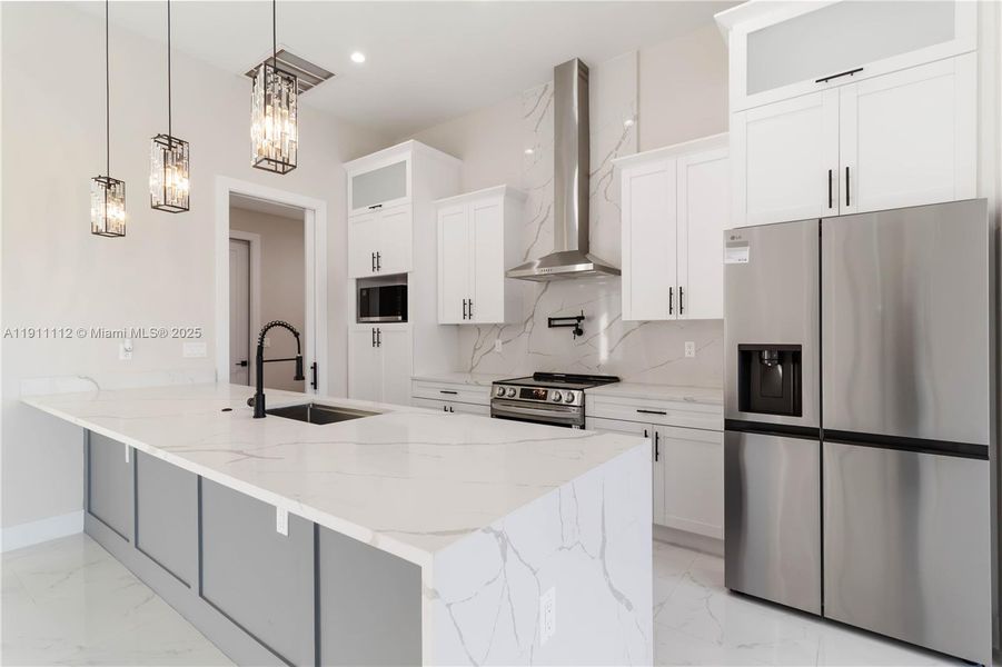 Furnished interior view inside a new home in , Cape Coral (Image 7). Furnished interior view inside a new home in , Cape Coral (Image 7).