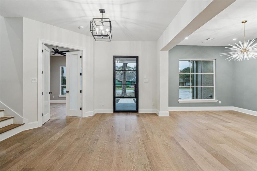 Gorgeous white oak wood flooring