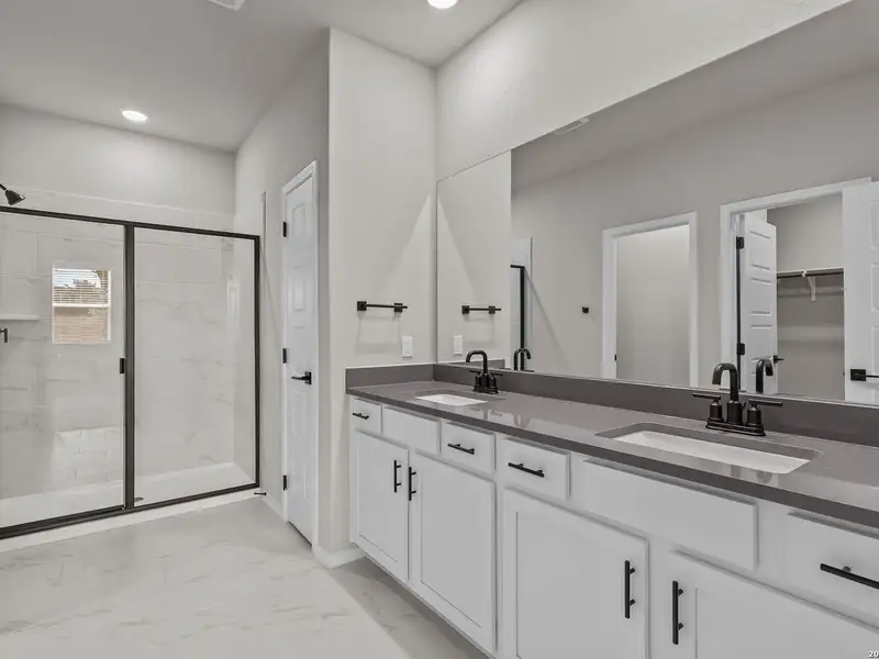 Furnished interior view inside a new home in Bricewood, San Antonio (Image 15).
