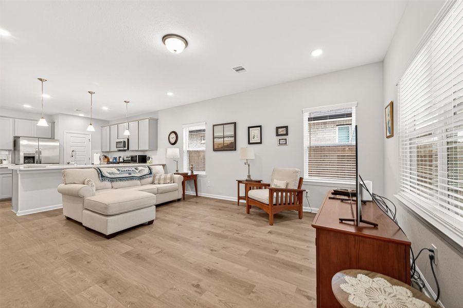 Furnished interior view inside a new home in Mill Creek Trails, Magnolia (Image 8).