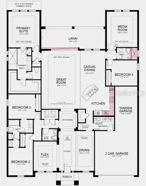 Additional Highlights Include: Gourmet kitchen, pocket sliding door at great room, tray ceiling at foyer, flex, formal dining, great room, and primary suite, shower at secondary bath, and 8' interior doors. Additional Highlights Include: Gourmet kitchen, pocket sliding door at great room, tray ceiling at foyer, flex, formal dining, great room, and primary suite, shower at secondary bath, and 8' interior doors.