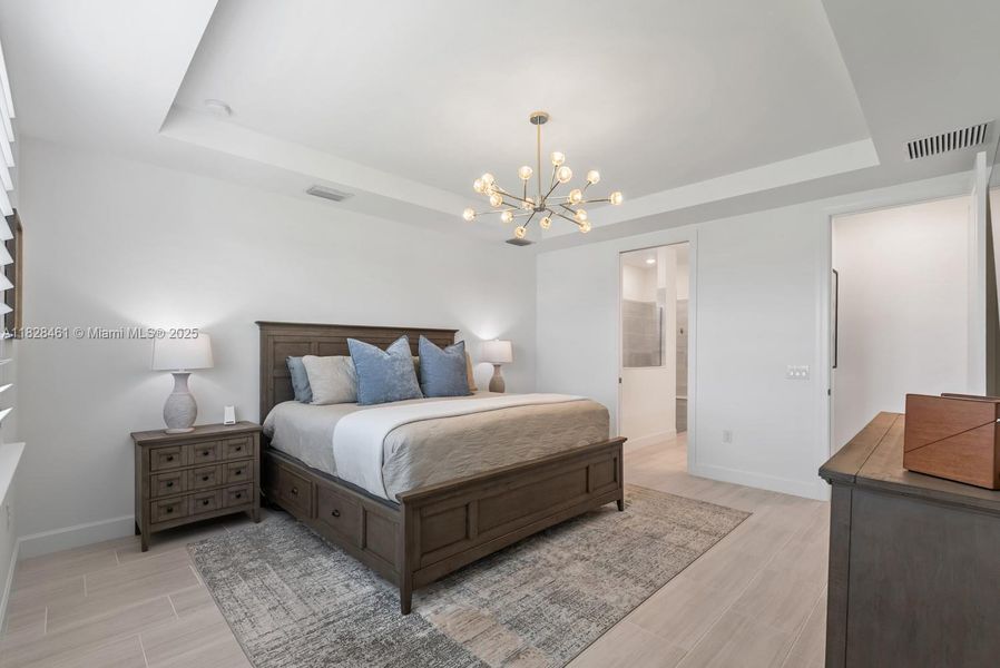 Furnished interior view inside a new home in Del Webb Naples, Ave Maria (Image 18).