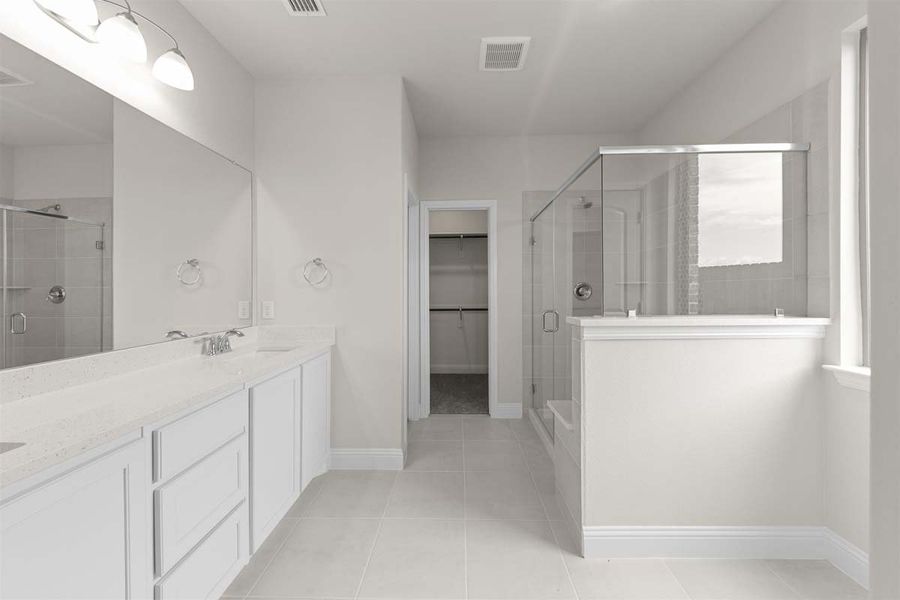 Furnished interior view inside a new home in Leonard Trails, Anna (Image 6).
