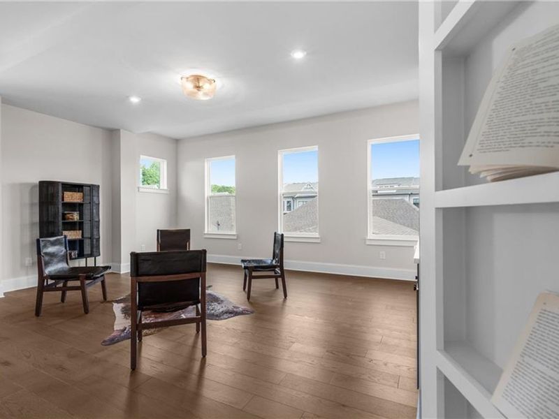 Furnished interior view inside a new home in The Village at Towne Lake, Woodstock (Image 45).