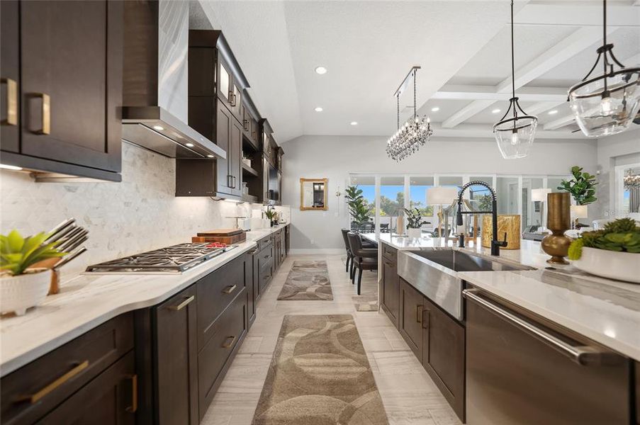 Furnished interior view inside a new home in , Venice (Image 39).