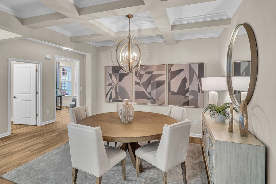 Representative furnished interior of a home built from the The Wave Crest by Chesapeake Homes in Coastal Club of the Carolinas, Calabash (Image 9).
