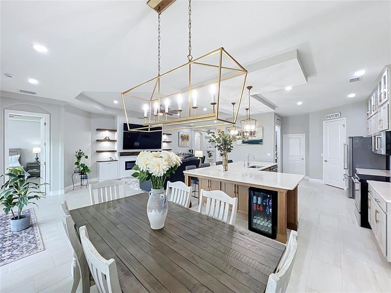 Furnished interior view inside a new home in The Reserve at Victoria, Deland (Image 11). Furnished interior view inside a new home in The Reserve at Victoria, Deland (Image 11).