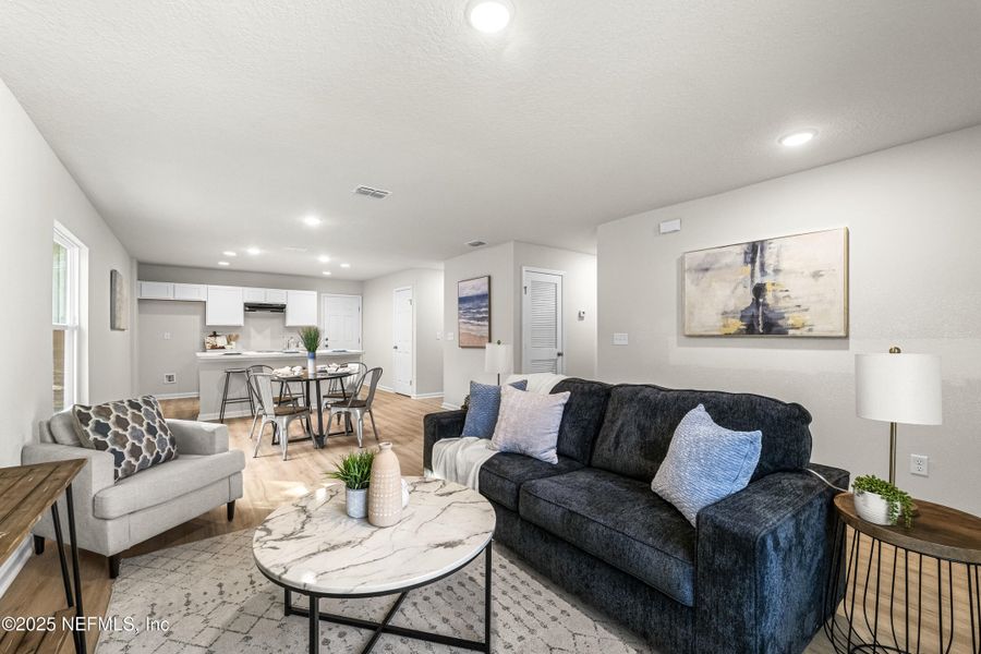 Furnished interior view inside a new home in , Jacksonville (Image 15).