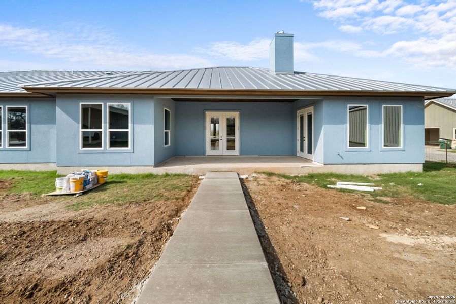 Exterior details and patio area of a home in , Adkins (Image 27).