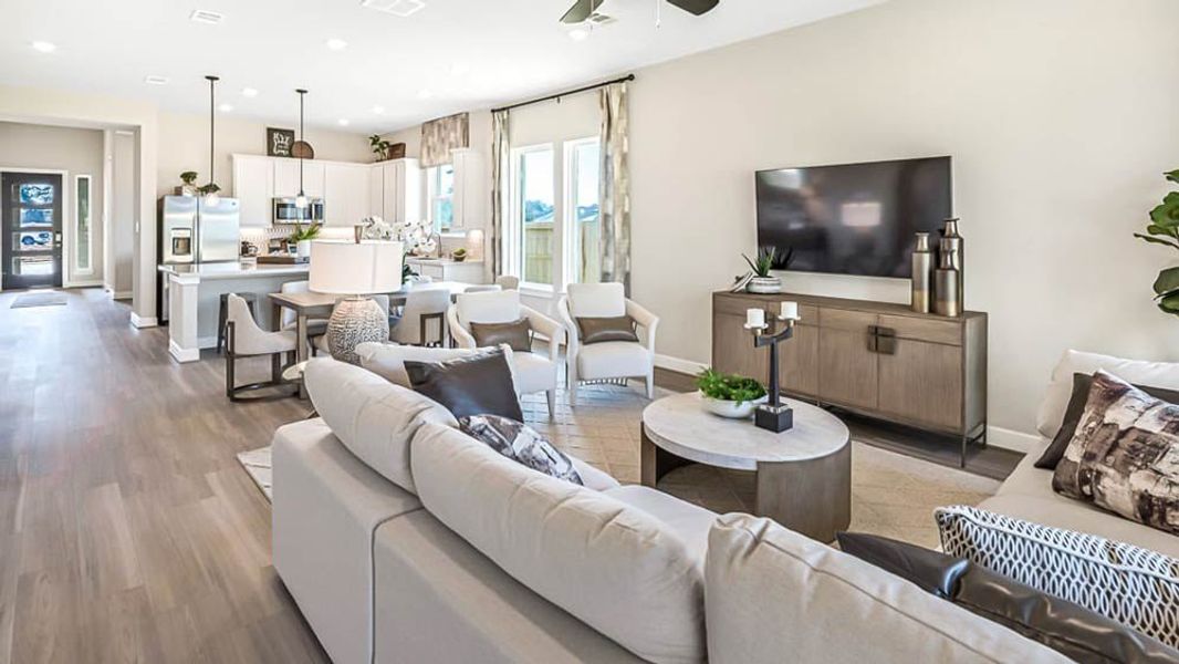 Furnished interior view inside a new home in Trillium, Richmond (Image 14). Furnished interior view inside a new home in Trillium, Richmond (Image 14).