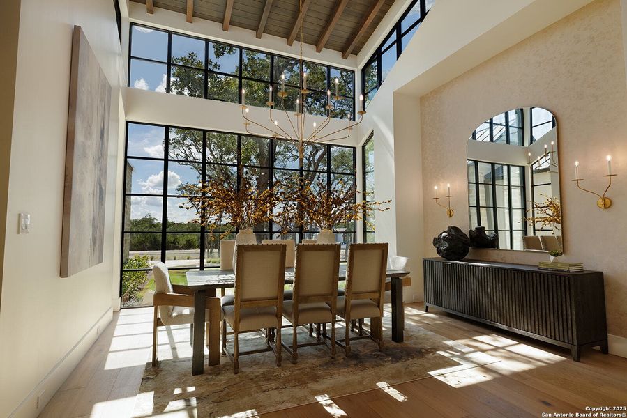 Furnished interior view inside a new home in , Boerne (Image 35).