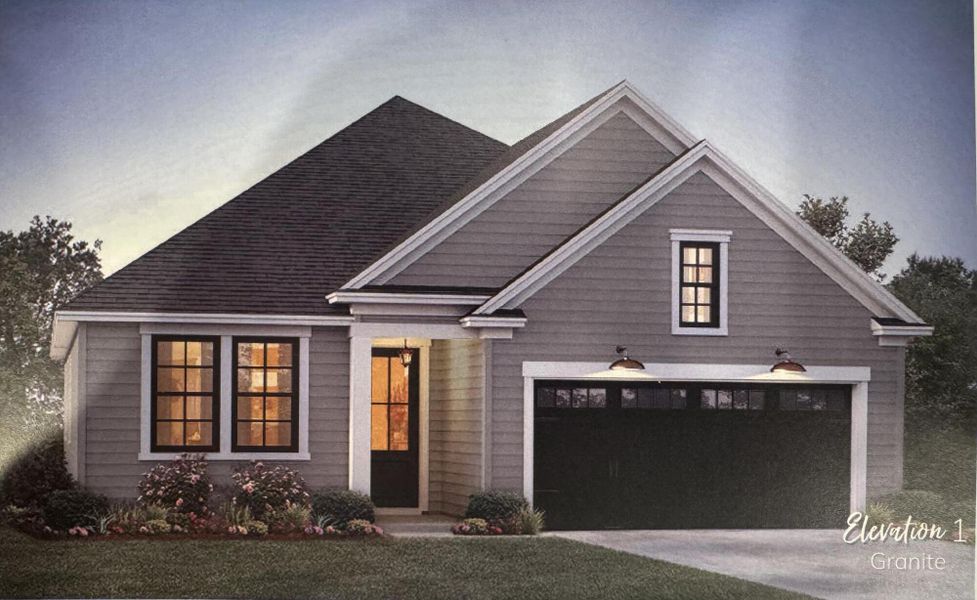 Front exterior of a new home in Indigo Place, North Charleston, SC, highlighting curb appeal (Image 2).