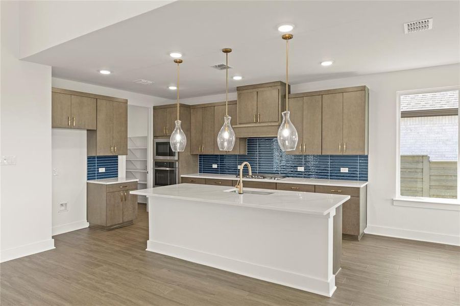 Furnished interior view inside a new home in Inspiration Collection at Union Park, Little Elm (Image 5).