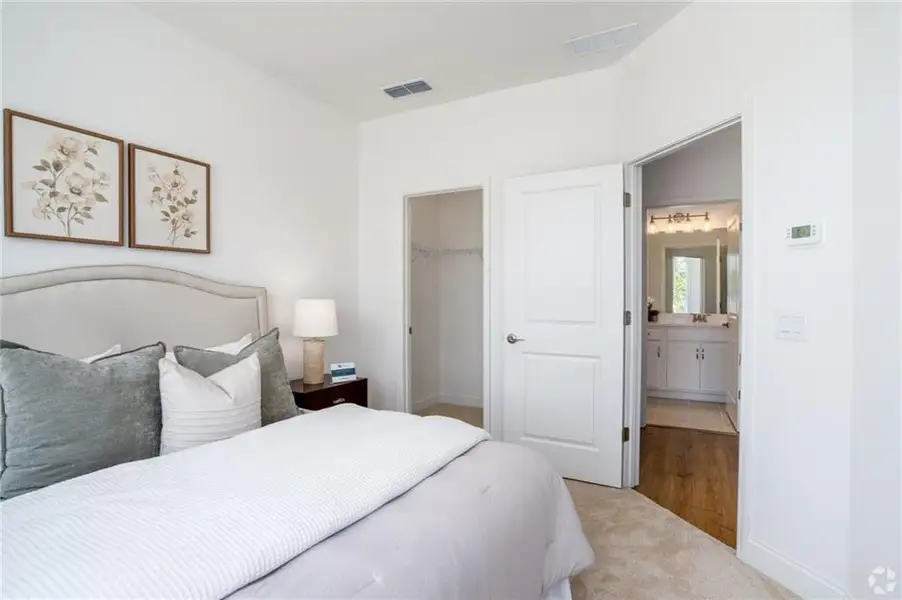 Furnished interior view inside a new home in , Cartersville (Image 8).