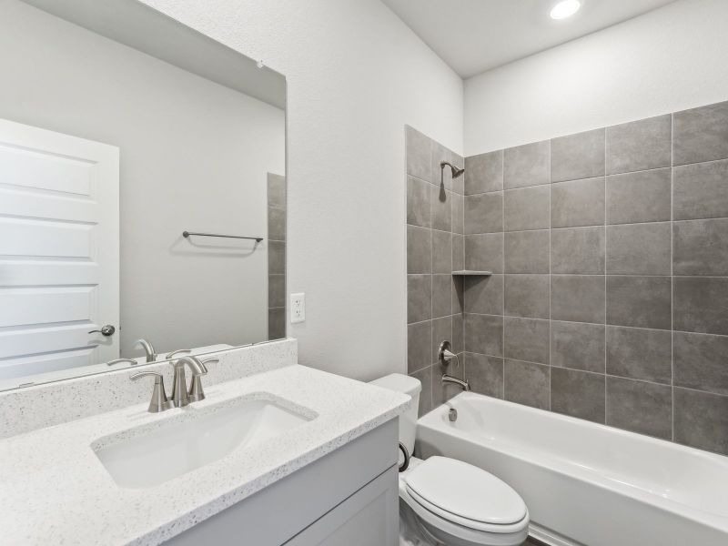 Furnished interior view inside a new home in Big Sky Ranch - Executive Collection, Dripping Springs (Image 7).