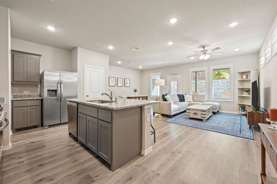 Open concept and loads of space