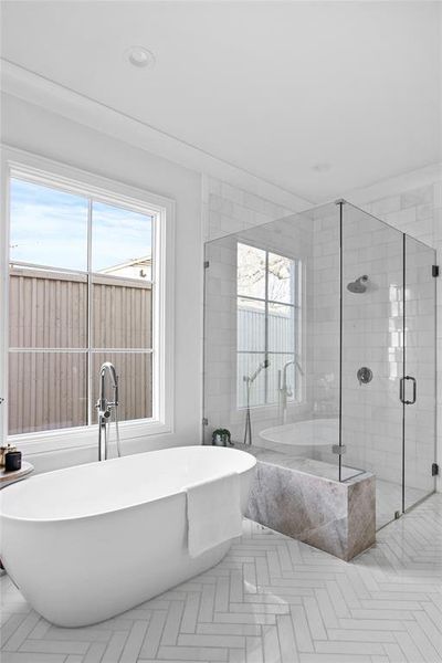 Furnished interior view inside a new home in , Dallas (Image 14).