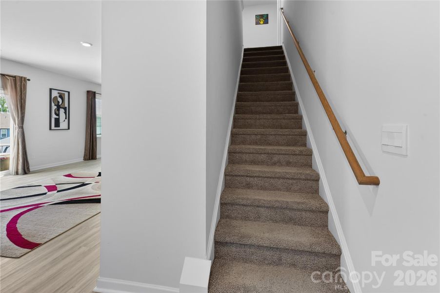 Furnished interior view inside a new home in Nolen Farm, Gastonia (Image 9).