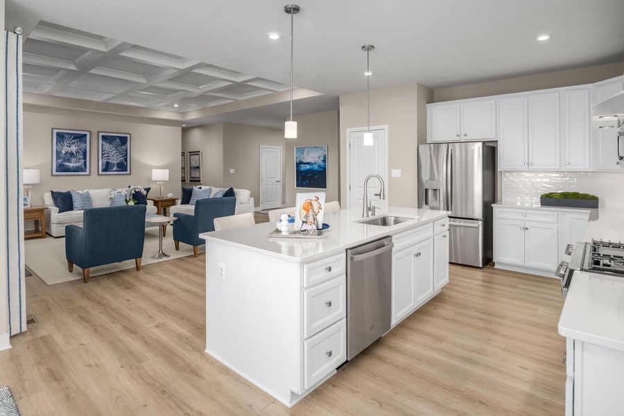 Furnished interior view inside a new home in Pine Ridge Estates, Ridgeville (Image 3).