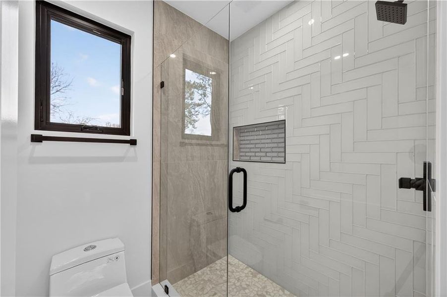 Furnished interior view inside a new home in , Atlanta (Image 36).