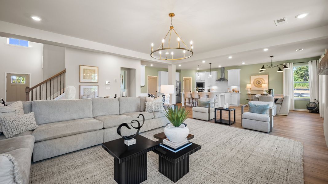 Representative furnished interior of a home built from the Clarity by DRB Homes in Northcroft, Loganville (Image 13).
