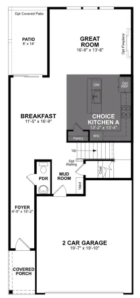 2D floor plan layout of this home in Roberts Crossing, Cary, NC (Image 2). 2D floor plan layout of this home in Roberts Crossing, Cary, NC (Image 2).