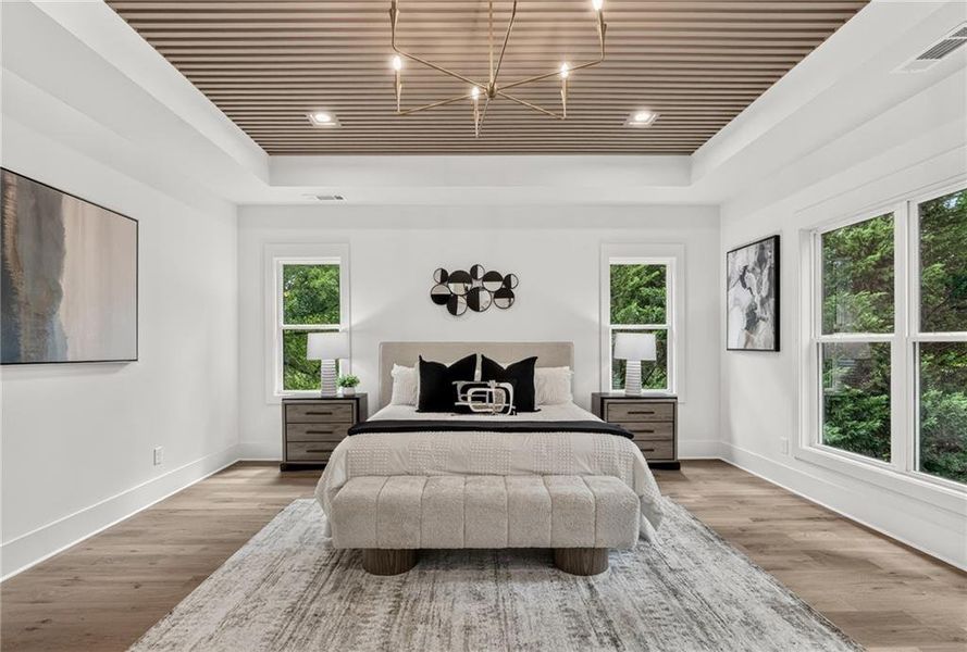 Furnished interior view inside a new home in , Atlanta (Image 42).