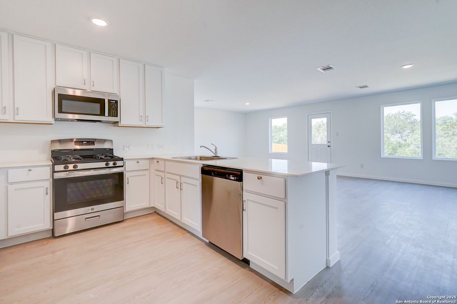 Furnished interior view inside a new home in , San Antonio (Image 6).