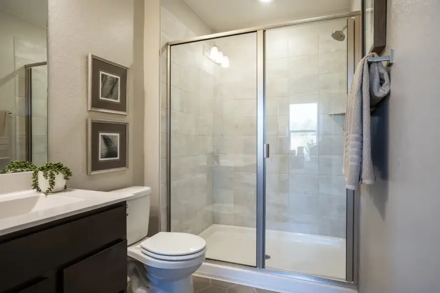 Representative furnished interior of a home built from the 1417 by KB Home in Espino, San Antonio (Image 7).