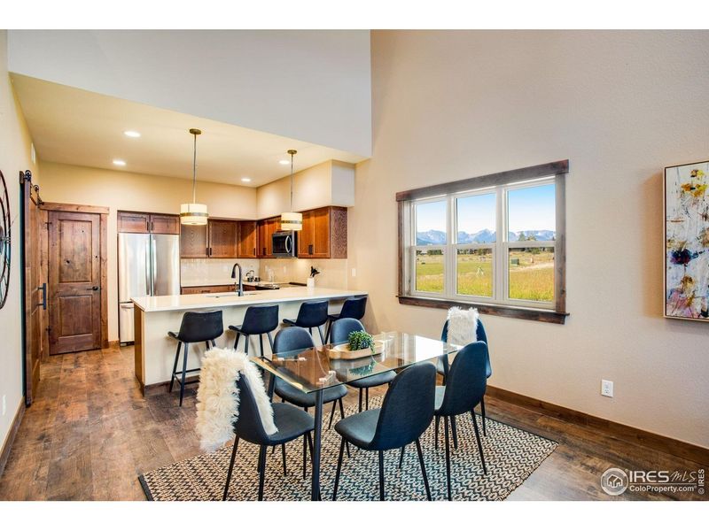 Furnished interior view inside a new home in , Estes Park (Image 16).