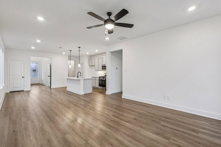 21603 Berry Crest Great Room + Kitchen