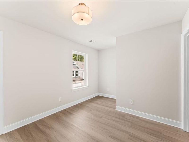 Spacious, unfurnished interior of a new home in The Village at Shallowford, Kennesaw (Image 17). Spacious, unfurnished interior of a new home in The Village at Shallowford, Kennesaw (Image 17).