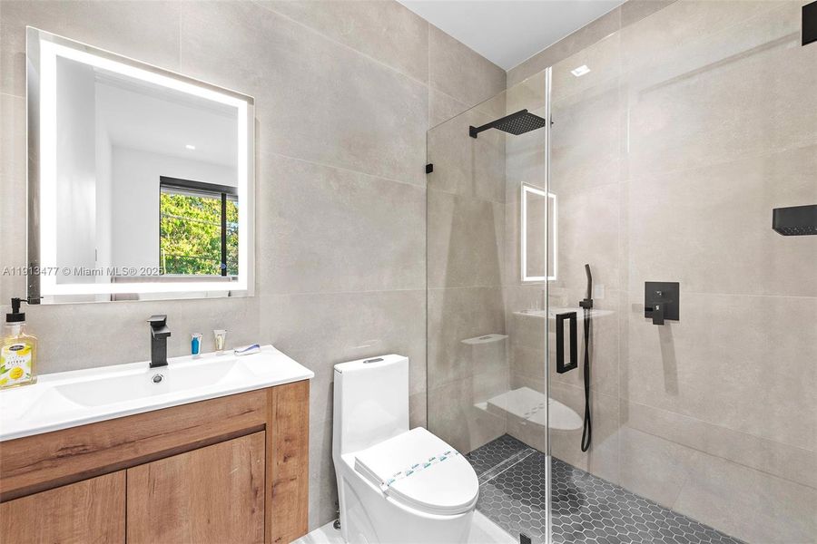 Furnished interior view inside a new home in , North Miami Beach (Image 17).