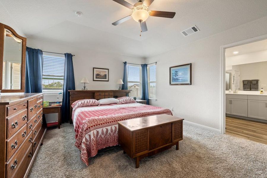 Furnished interior view inside a new home in Durango Farms - Boulevard Collection, Hutto (Image 15).