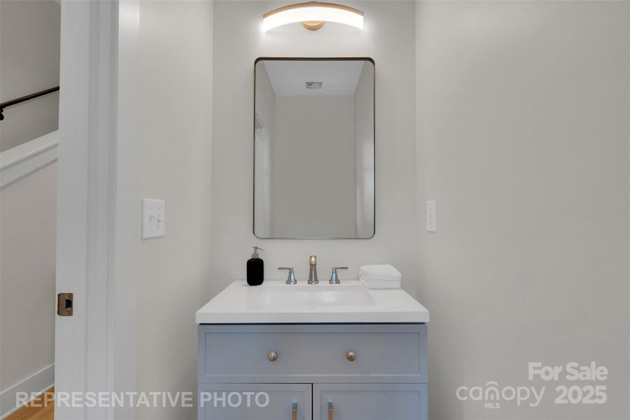 Half bath on Main Level