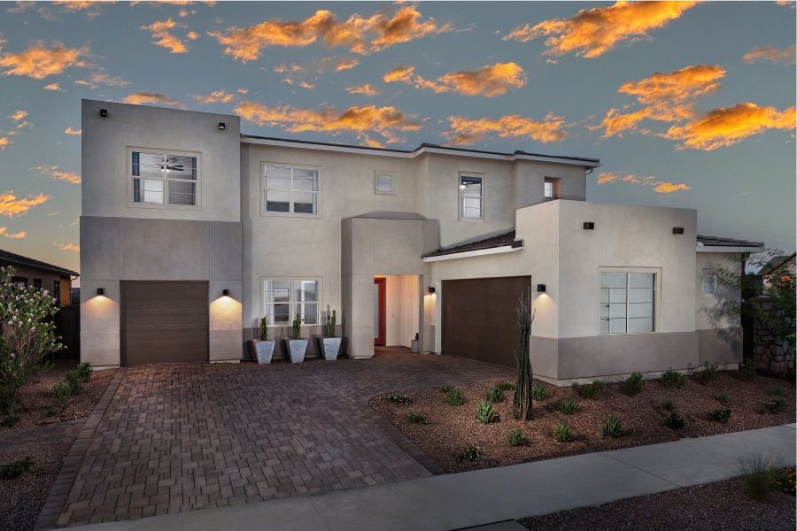 Representative exterior photo of a completed home built from the Sage by Mattamy Homes in Empire Pointe, Queen Creek, AZ (Image 24).